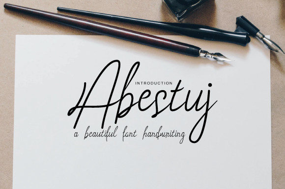 Abestuj: A Timeless Script Font for Campaigns and Branding