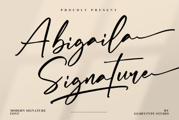 Abigaila Signature: A Timeless Script Font for Editorial Design