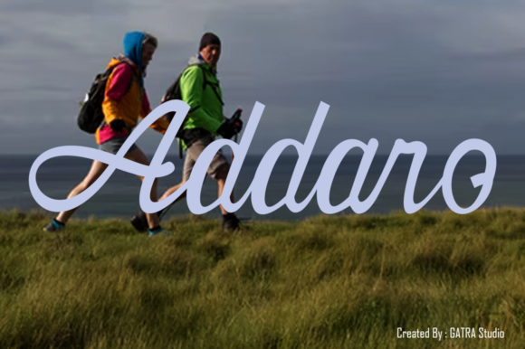 Addaro: A Timeless Script Font for Creative Makers