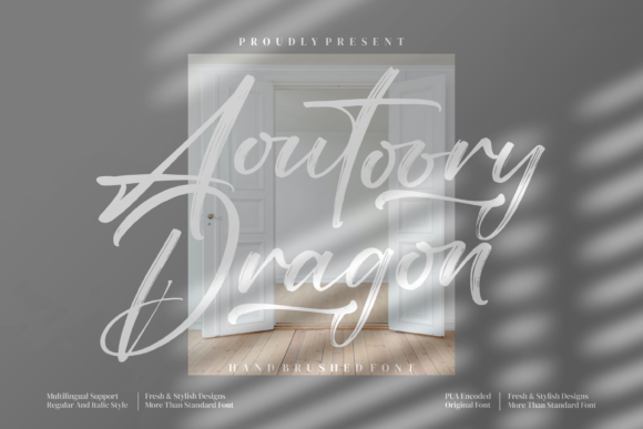 Aoutoory Dragon: A Script Font for Editorial Magic