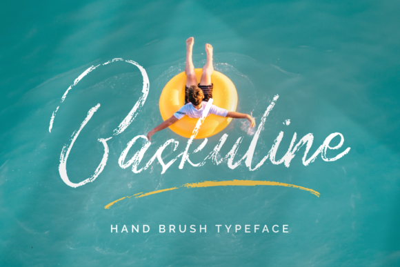 Baskuline: A Script Handwritten Font for Creative Product Design