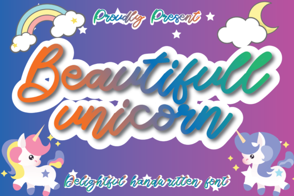 Beautifull Unicorn: A Script Handwritten Font for Elegant Web Design