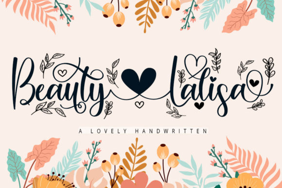 Beauty Lalisa: A Script Font for Elegant Digital Branding