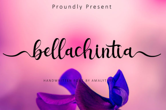 Bellachintia: A Script Handwritten Font for Impactful Digital Design