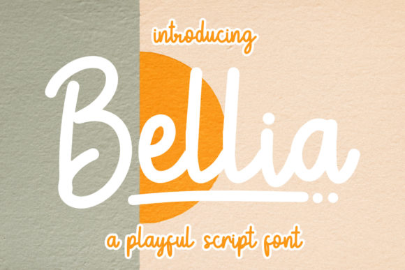 Bellia: A Script Handwritten Font for Creative Branding