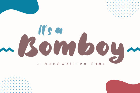 Bomboy: A Script Handwritten Font for Warm and Jolly Campaigns