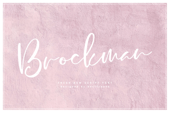 Brockman: A Timeless Handwritten Font for Editorial Design