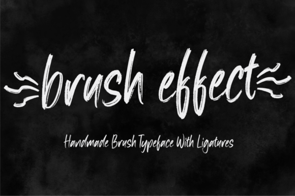 Brush Effect: A Script Handwritten Font for Real Business Branding