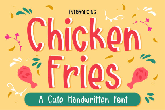 Chicken Fries: A Playful Script Handwritten Font for Creative Design