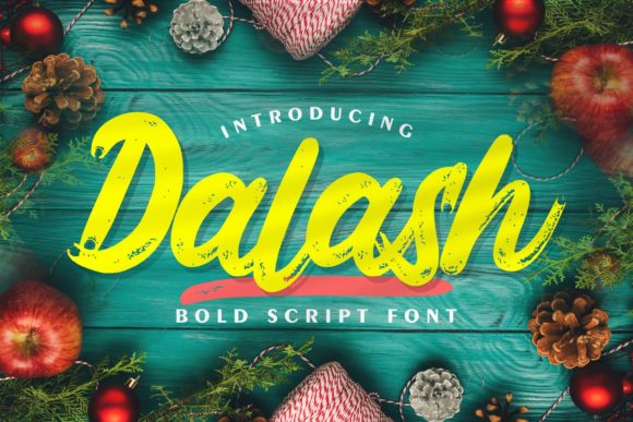 Dalash: A Script Handwritten Font for Editorial Elegance