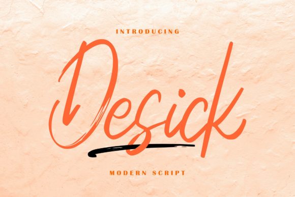 Desick: The Handwritten Font That Elevates Your Brand