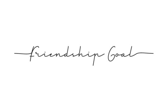 Friendship Goal: A Timeless Script Font for Web Design