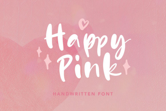 Happy Pink: A Script Handwritten Font for Dynamic Campaigns