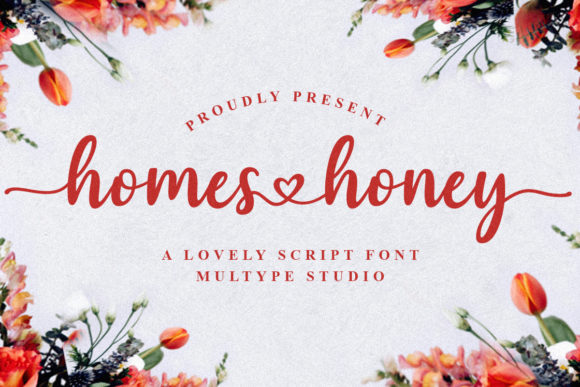 Homes Honey: A Script Font for Elegant Branding and Creative Design