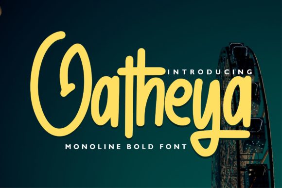 Jatheya: A Script Handwritten Font for Modern Web Design