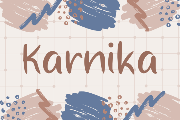 Karnika: A Script Handwritten Font for Creative Branding