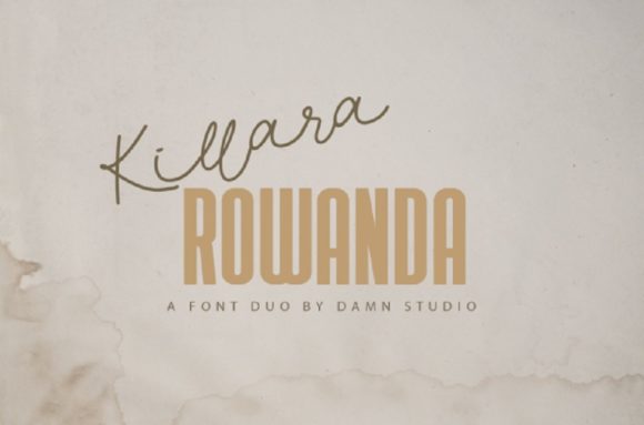 Killara Rowanda: A Script Handwritten Font for Chic Branding