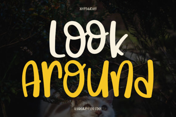 Look Around: A Script Handwritten Font for Editorial Creativity