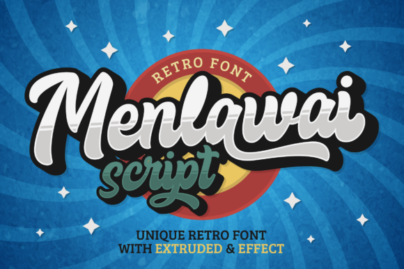 Menlawai: A Bold Script Font for Dynamic Web Design
