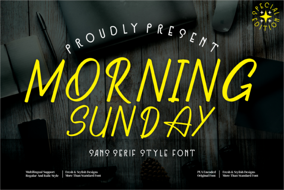 Morning Sunday: A Script Handwritten Font for Creative Makers
