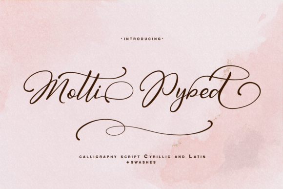 Motty Pybed: A Script Handwritten Font for Authentic Branding