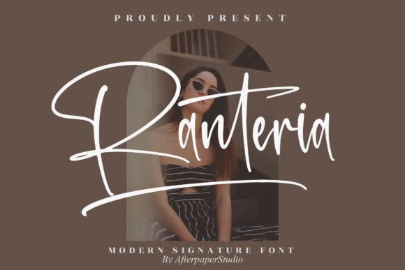 Ranteria: A Script Font for Elegant Editorial Design