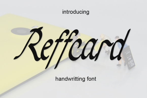 Reffcard: A Script Handwritten Font for Modern Web Design