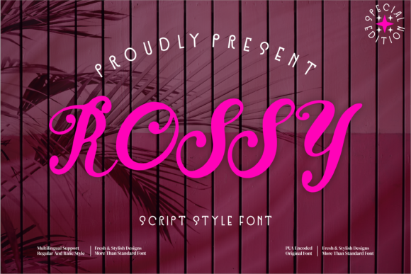 Rossy: A Script Handwritten Font for Creative Campaigns