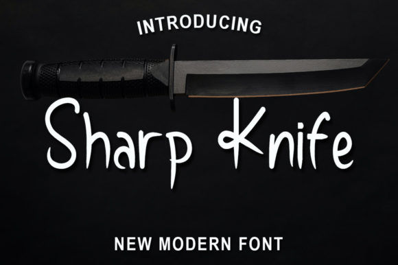 Sharp Knife: A Versatile Script Font for Creative Branding