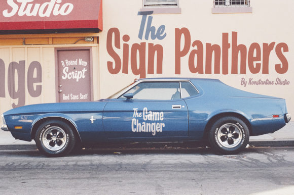 Sign Panthers: A Bold Script Font for Editorial Design