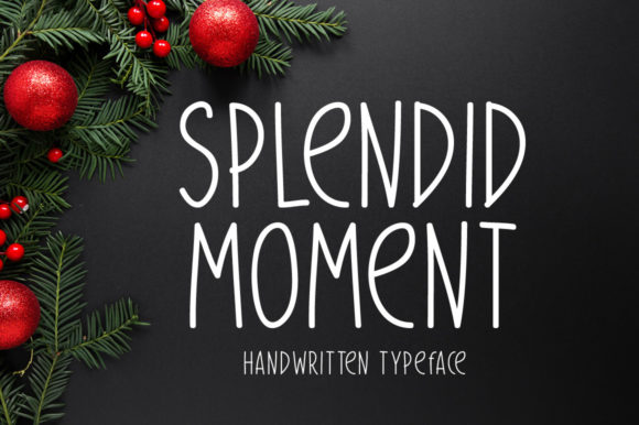 Splendid Moment: A Script Handwritten Font for Creative Crafters