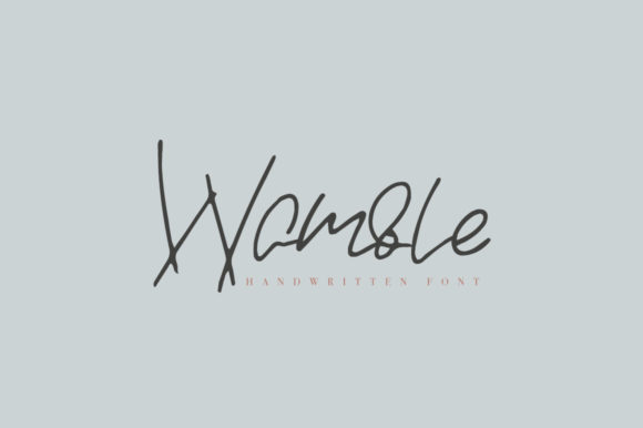Wamble: A Versatile Script Handwritten Font for Creative Designers