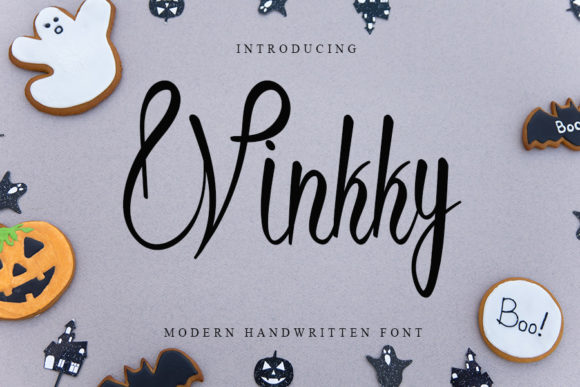 Winkky: A Luxurious Script Handwritten Font with a Unique Feel