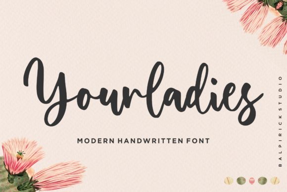 Yourladies: A Script Handwritten Font for Creative Crafters